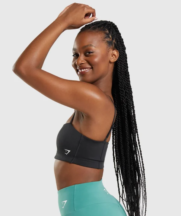 Gymshark Sports Bras*Bandeau Sports Bra Black