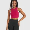 Gymshark Tank Tops | Crop Tops*Block Crop Tank BuildPink