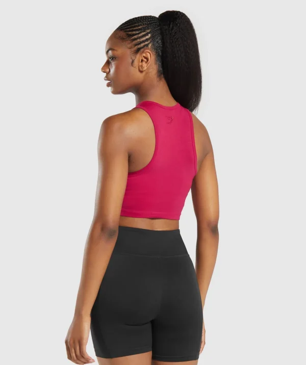 Gymshark Tank Tops | Crop Tops*Block Crop Tank BuildPink