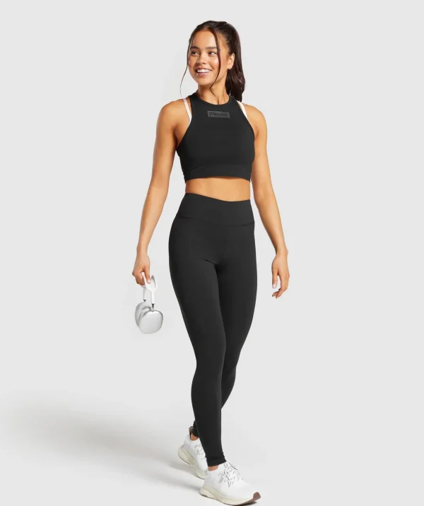 Gymshark Tank Tops | Crop Tops*Block Crop Tank Black