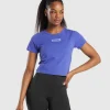 Gymshark Crop Tops | T-shirts & Tops*Block Crop Top ForceBlue