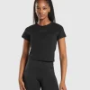 Gymshark Crop Tops | T-shirts & Tops*Block Crop Top Black