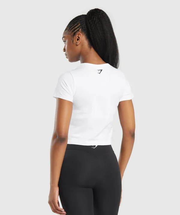 Gymshark Crop Tops | T-shirts & Tops*Block Crop Top White