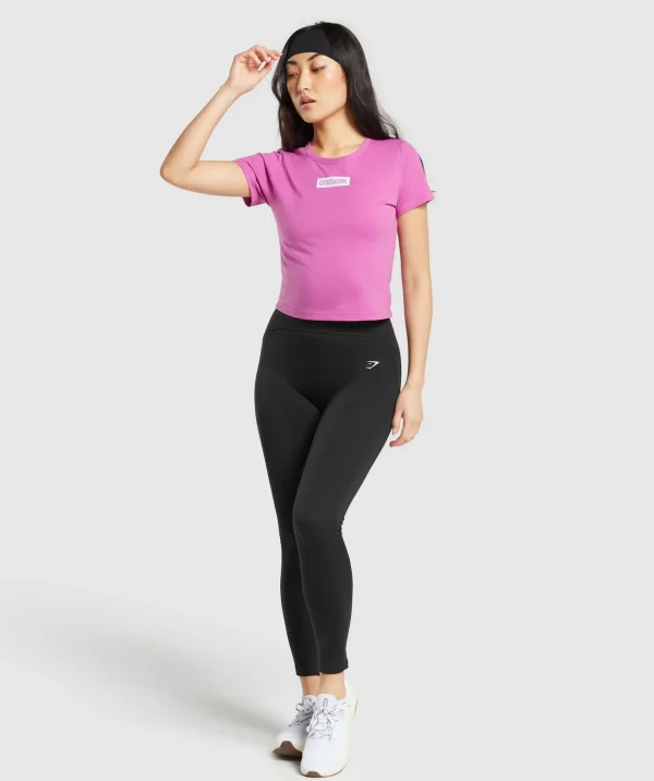 Gymshark Crop Tops | T-shirts & Tops*Block Crop Top ShellyPink