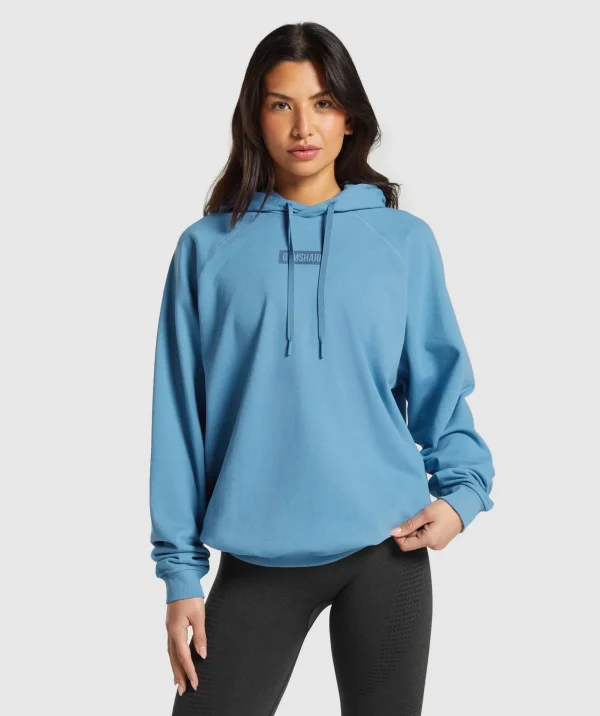 Gymshark Hoodies & Sweatshirts*Block Oversized Hoodie ClassicBlue