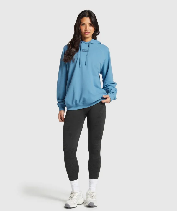 Gymshark Hoodies & Sweatshirts*Block Oversized Hoodie ClassicBlue