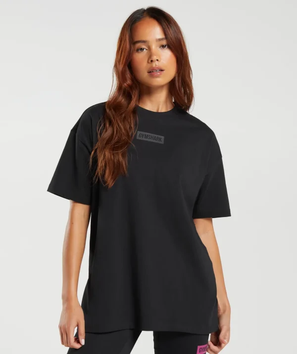 Gymshark T-shirts & Tops*Block Oversized T-Shirt Black