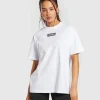 Gymshark T-shirts & Tops*Block Oversized T-Shirt White