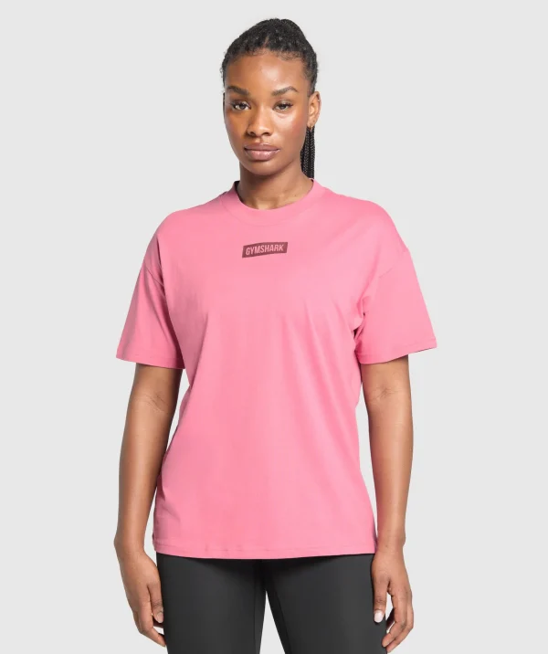 Gymshark T-shirts & Tops*Block Oversized T-Shirt SunsetPink