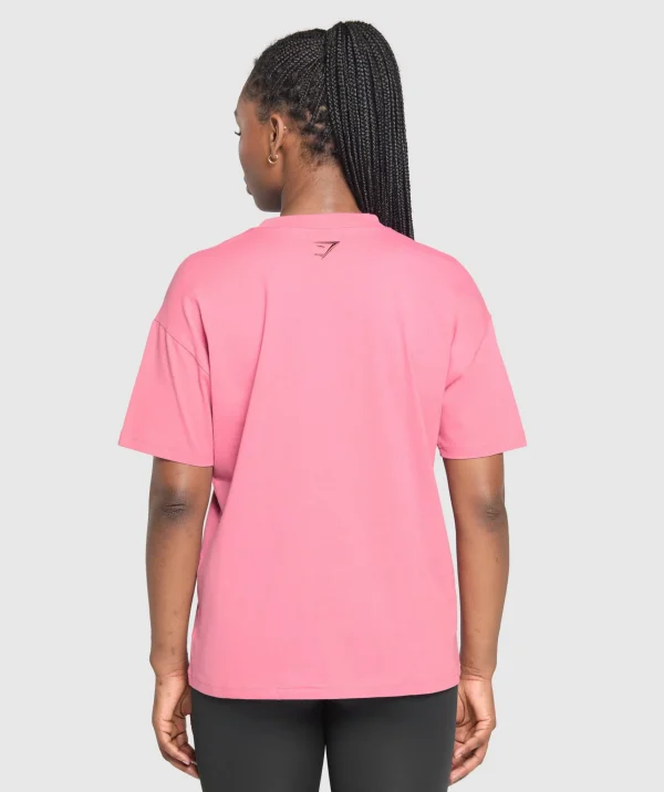 Gymshark T-shirts & Tops*Block Oversized T-Shirt SunsetPink