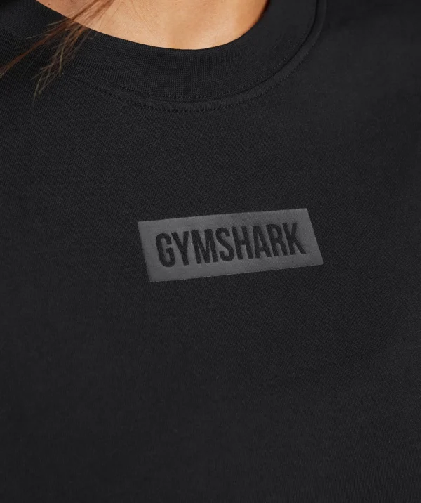 Gymshark T-shirts & Tops*Block Oversized T-Shirt Black