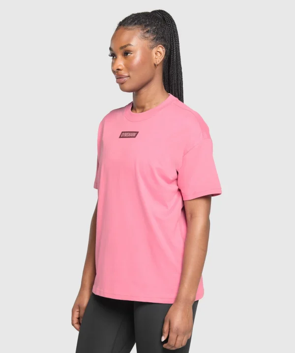 Gymshark T-shirts & Tops*Block Oversized T-Shirt SunsetPink