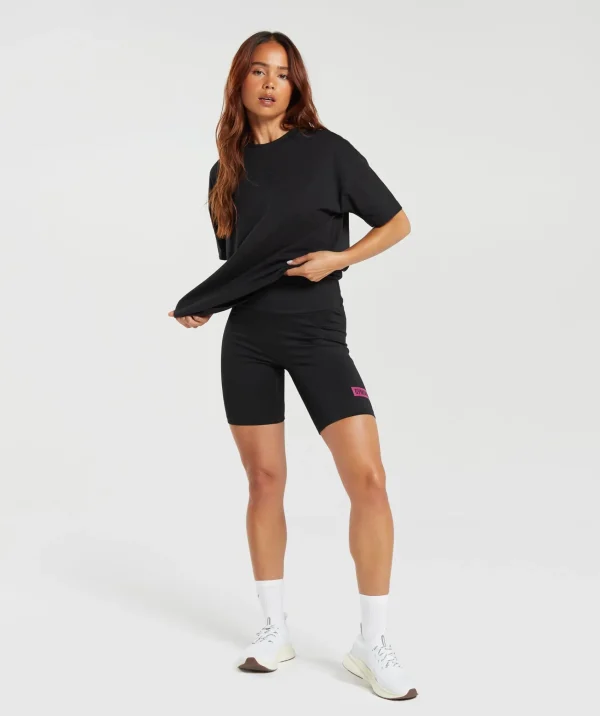 Gymshark T-shirts & Tops*Block Oversized T-Shirt Black