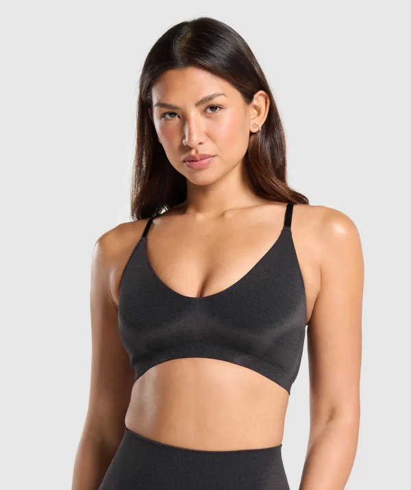 Gymshark Underwear & Basics | Women's Underwear*Blur Seamless Bralette Black/AsphaltGrey