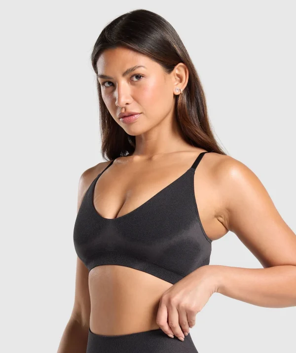 Gymshark Underwear & Basics | Women's Underwear*Blur Seamless Bralette Black/AsphaltGrey