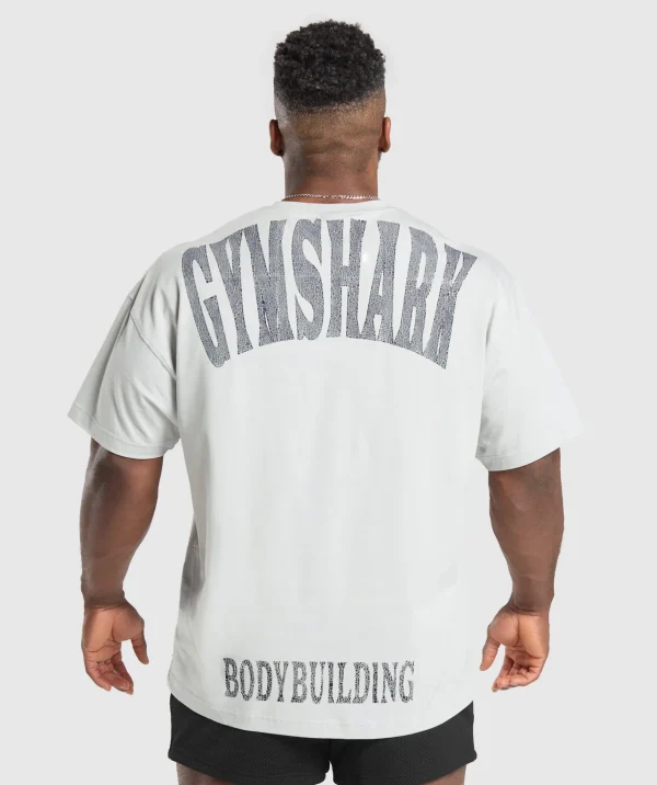 Gymshark T-shirts & Tops*Bodybuilding Graphic Short Sleeve T-Shirt MetalGrey