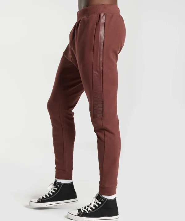 Gymshark Joggers & Sweatpants*Bold React Joggers CherryBrown