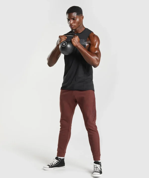 Gymshark Joggers & Sweatpants*Bold React Joggers CherryBrown