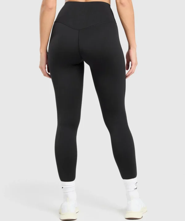 Gymshark Leggings*Bonded Waistband Leggings Black