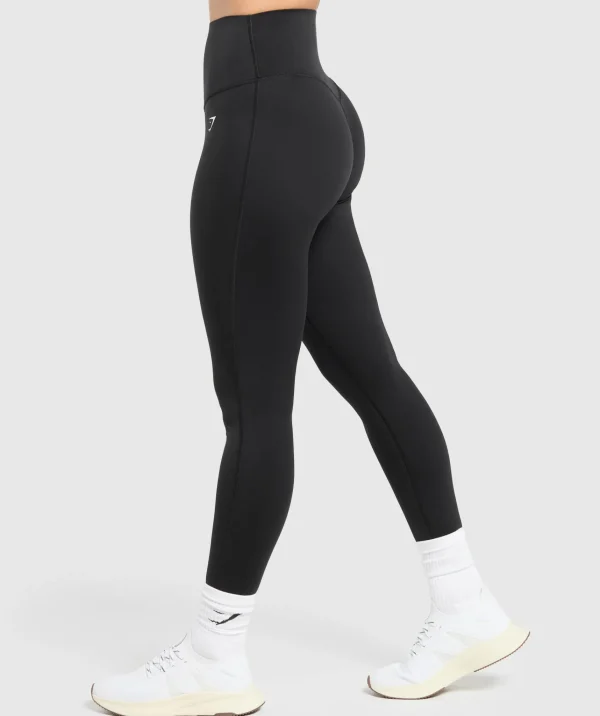 Gymshark Leggings*Bonded Waistband Leggings Black