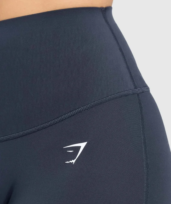 Gymshark Leggings*Bonded Waistband Leggings HeavyBlue