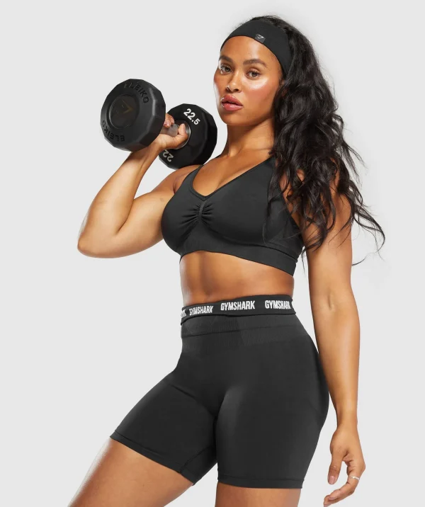 Gymshark Sports Bras*Boost Bra Black/AsphaltGrey