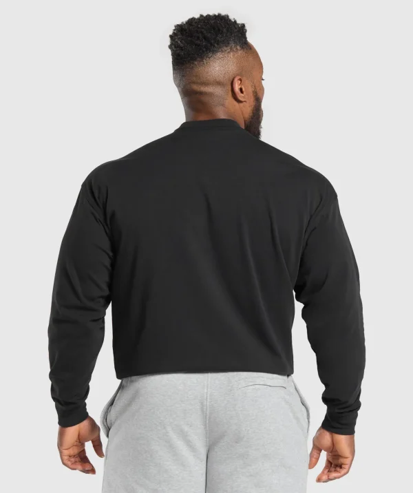 Gymshark T-shirts & Tops*British Iron Long Sleeve T-Shirt Black