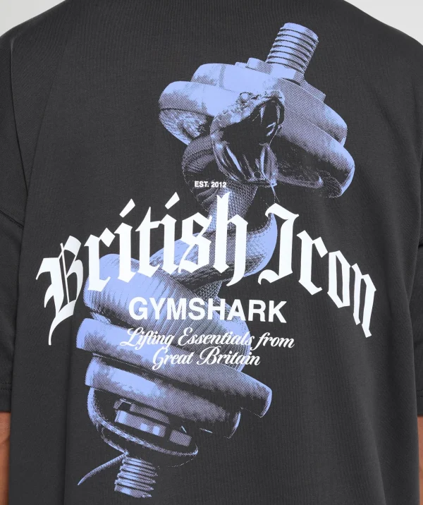 Gymshark T-shirts & Tops*British Iron T-Shirt Black