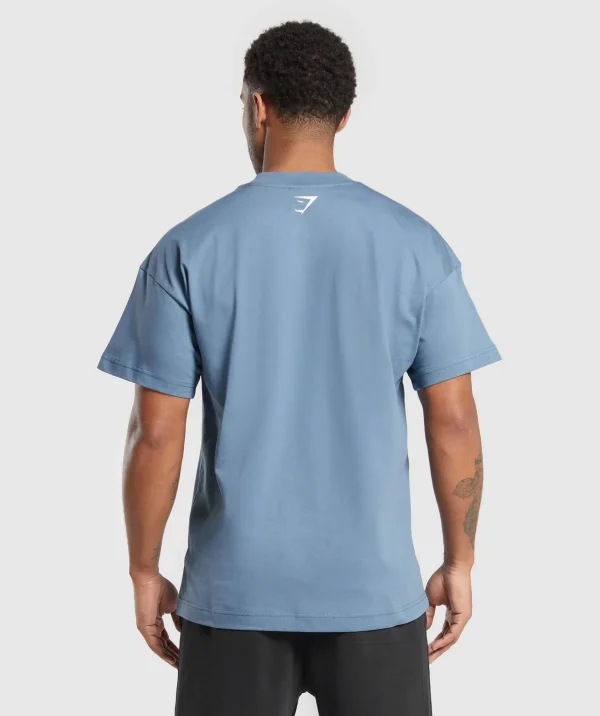 Gymshark T-shirts & Tops*Built in the UK T-Shirt FadedBlue