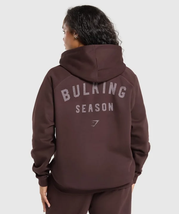 Gymshark Hoodies & Sweatshirts*Bulking Season Brushed Hoodie HeritageBrown