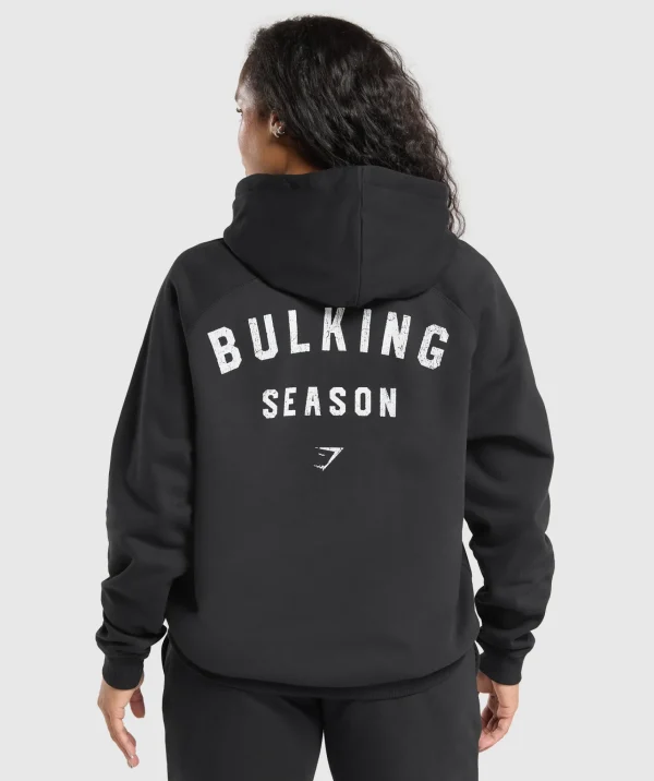 Gymshark Hoodies & Sweatshirts*Bulking Season Brushed Hoodie Black