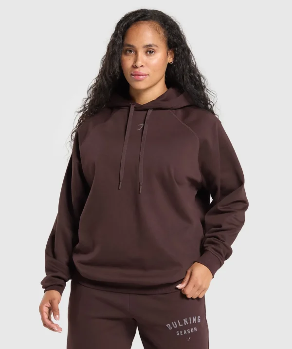 Gymshark Hoodies & Sweatshirts*Bulking Season Brushed Hoodie HeritageBrown