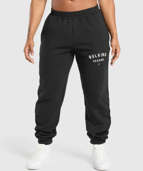 Gymshark Joggers & Sweatpants*Bulking Season Brushed Joggers Black