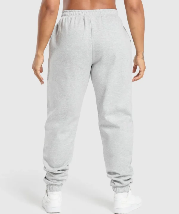 Gymshark Joggers & Sweatpants*Bulking Season Brushed Joggers LightGreyMarl