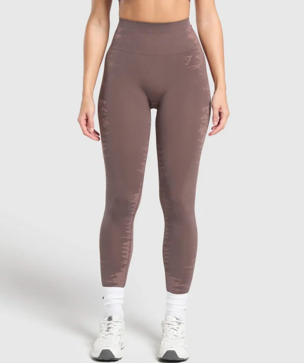 Gymshark Leggings | Seamless Leggings*Caged Seamless Leggings Purple/Brown