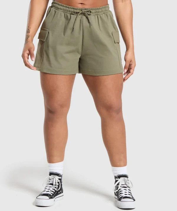 Gymshark Shorts*Cargo Pocket Shorts UtilityGreen