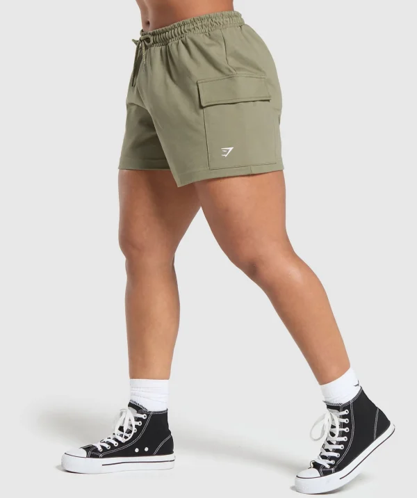 Gymshark Shorts*Cargo Pocket Shorts UtilityGreen