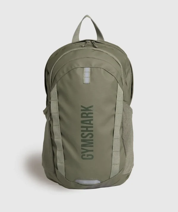 Gymshark Backpacks*Coated Pursuit Backpack BaseGreen/WinterOlive