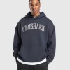 Gymshark Hoodies & Sweatshirts*Collegiate Hoodie HeavyBlue