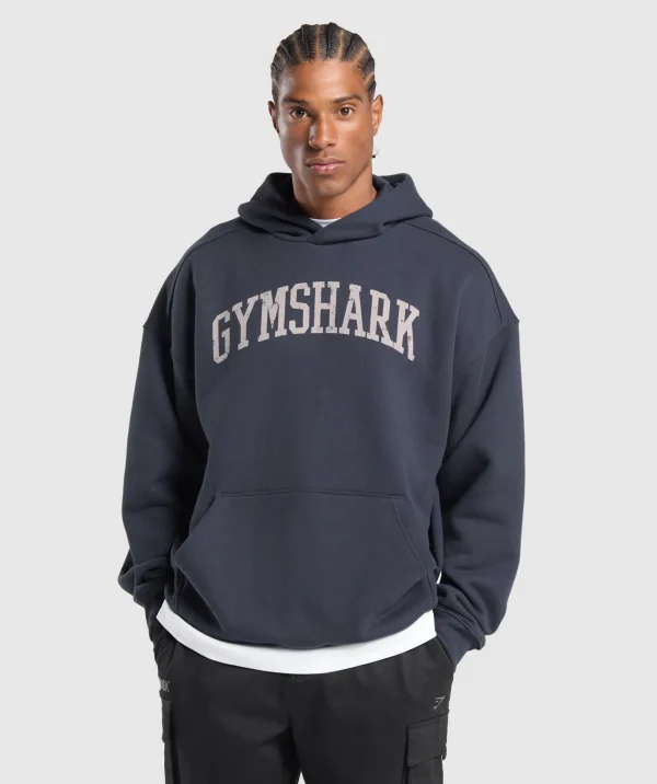 Gymshark Hoodies & Sweatshirts*Collegiate Hoodie HeavyBlue