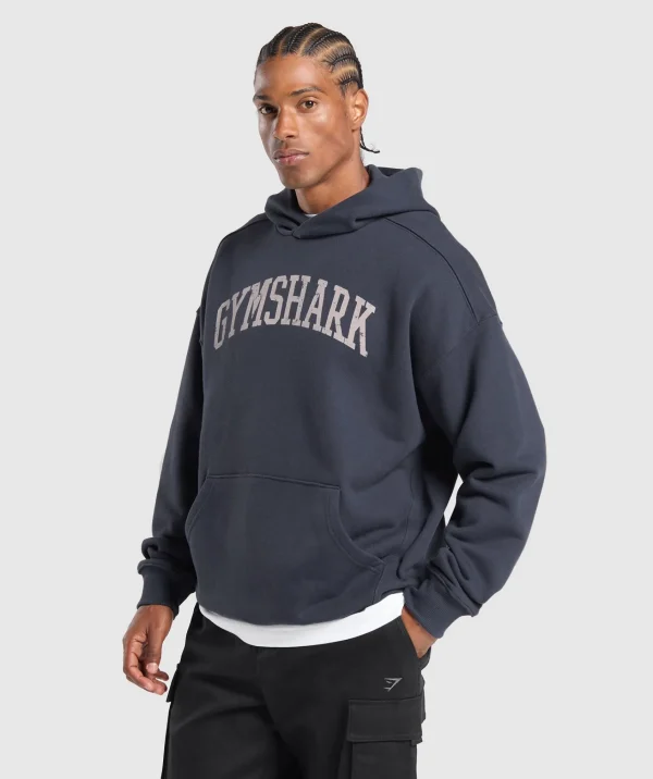 Gymshark Hoodies & Sweatshirts*Collegiate Hoodie HeavyBlue