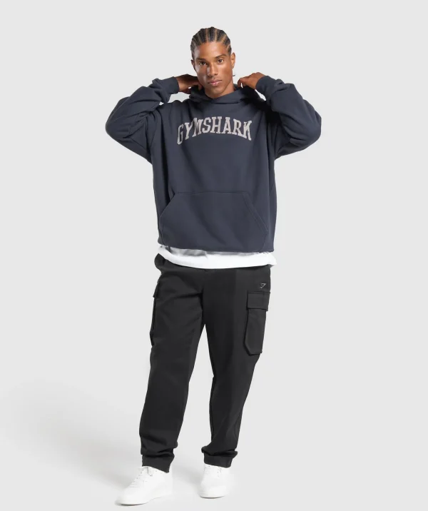 Gymshark Hoodies & Sweatshirts*Collegiate Hoodie HeavyBlue