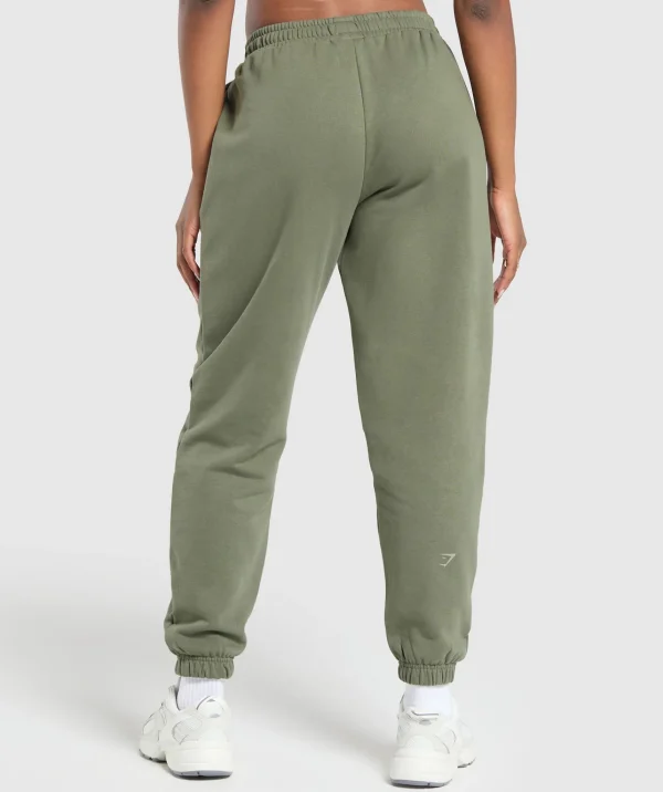 Gymshark Joggers & Sweatpants*Collegiate Lifestyle Fleece Joggers BaseGreen