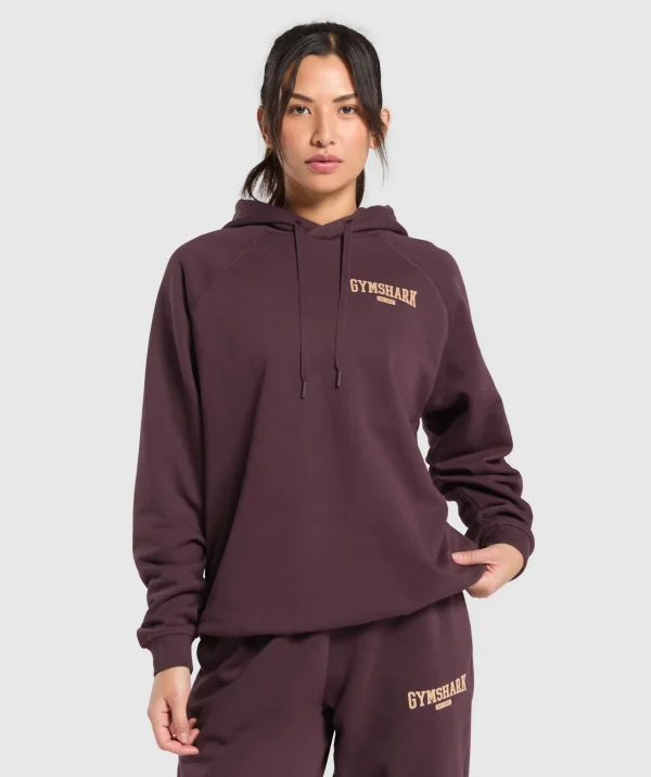 Gymshark Hoodies & Sweatshirts*Collegiate Lifestyle Hoodie DepthPurple