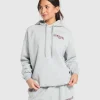 Gymshark Hoodies & Sweatshirts*Collegiate Lifestyle Hoodie LightGreyCoreMarl