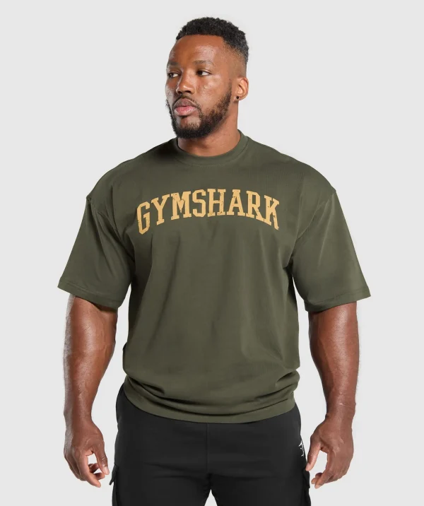 Gymshark T-shirts & Tops*Collegiate T-Shirt StrengthGreen