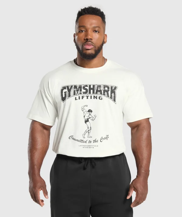 Gymshark T-shirts & Tops*Committed to the Craft T-Shirt SoftWhite