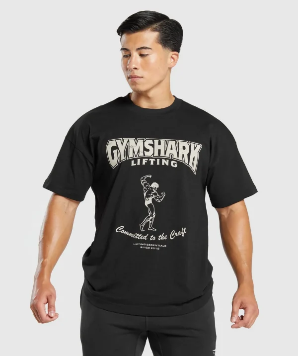 Gymshark T-shirts & Tops*Committed to the Craft T-Shirt Black