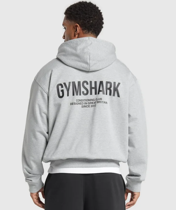 Gymshark Hoodies & Sweatshirts*Conditioning Club Hoodie LightGreyCoreMarl