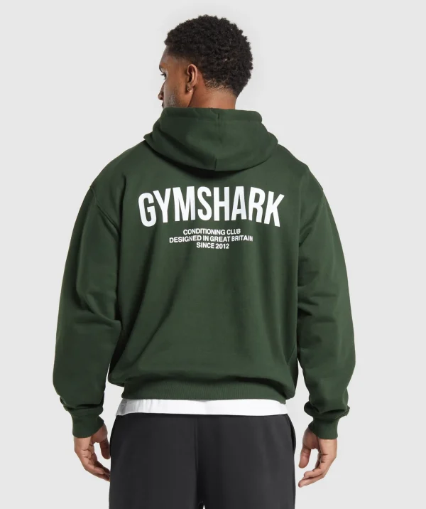 Gymshark Hoodies & Sweatshirts*Conditioning Club Hoodie TrailGreen